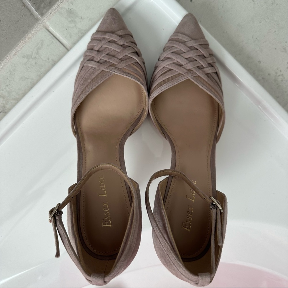 Essex Lane Women’s Suede Heels Size 9.5 - Picture 11 of 14